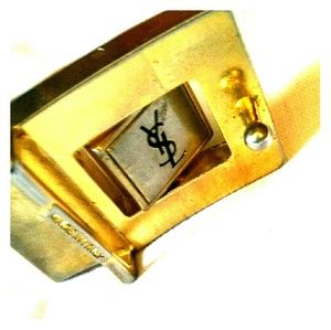 Yves Saint Laurent belt buckle